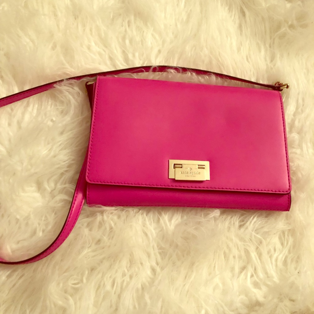 Hot pink Kate Spade crossbody